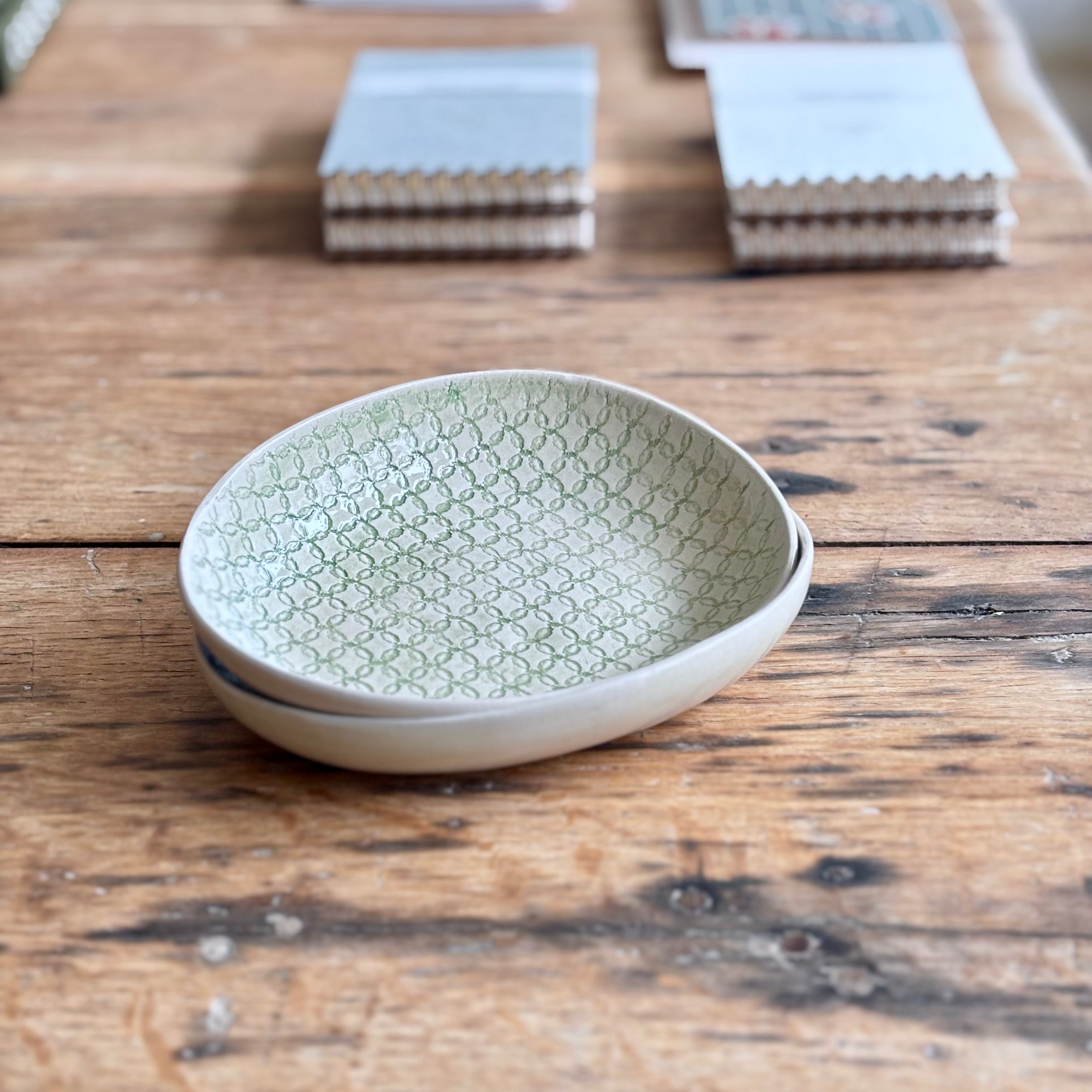 Tapas Dish Spearmint | Handmade Pottery