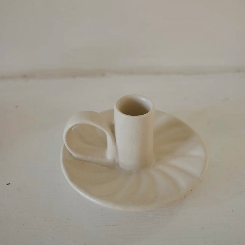 Dining Candle Holder - Cream image