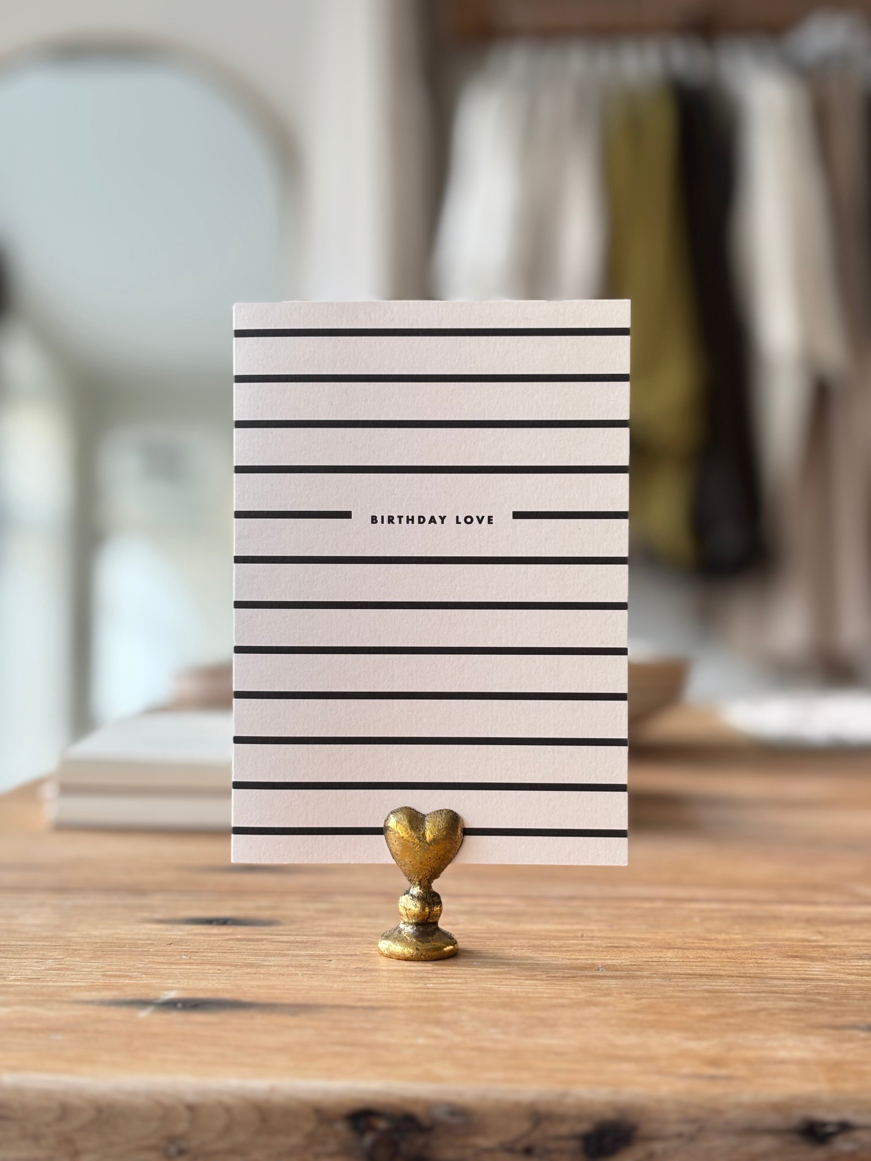Stripe Birthday Love