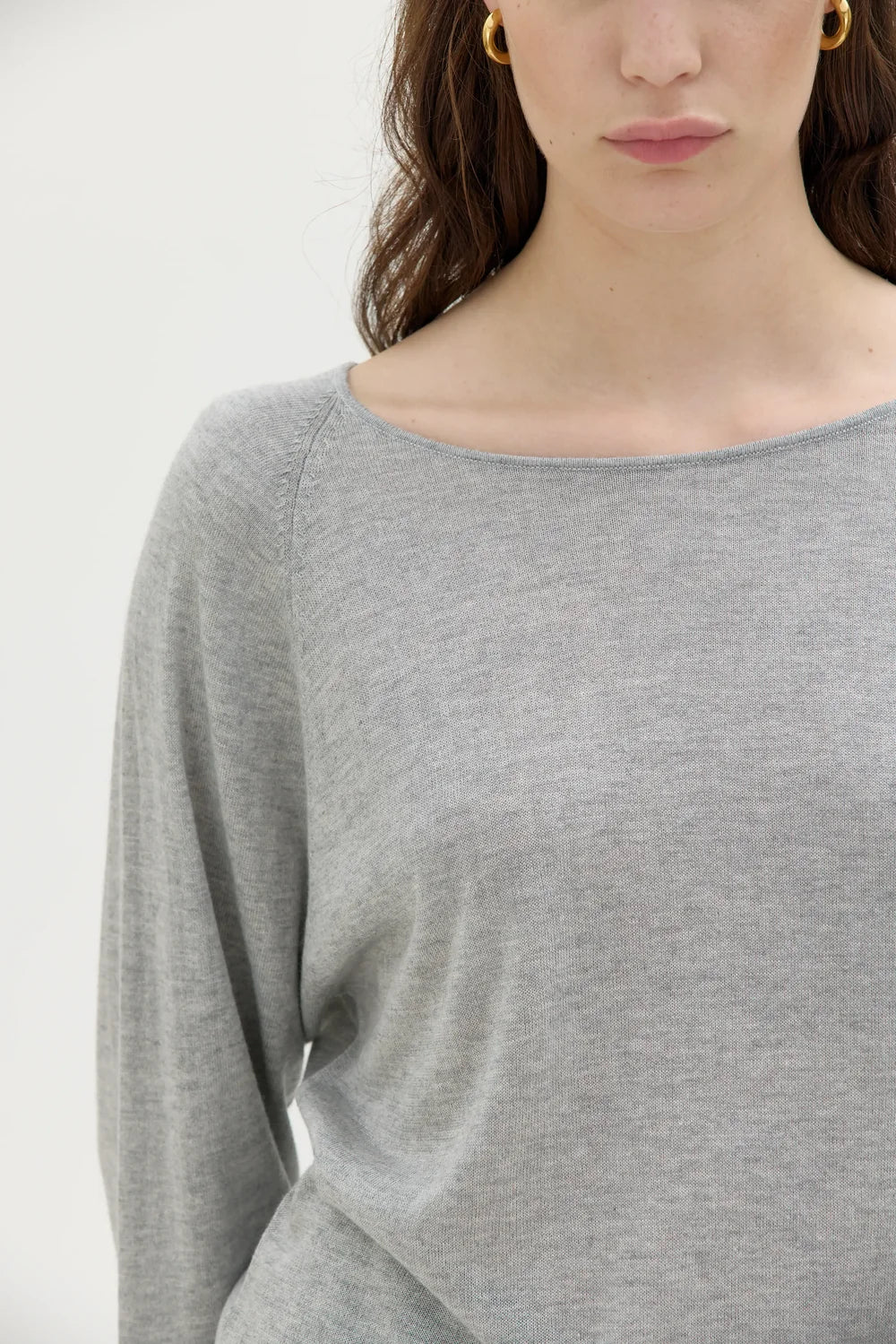 Silk Cashmere 3/4 length Top