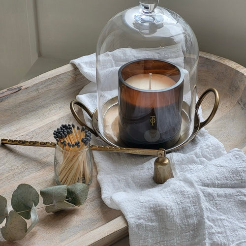 Amber Glass Luxury Scented Candle image 0