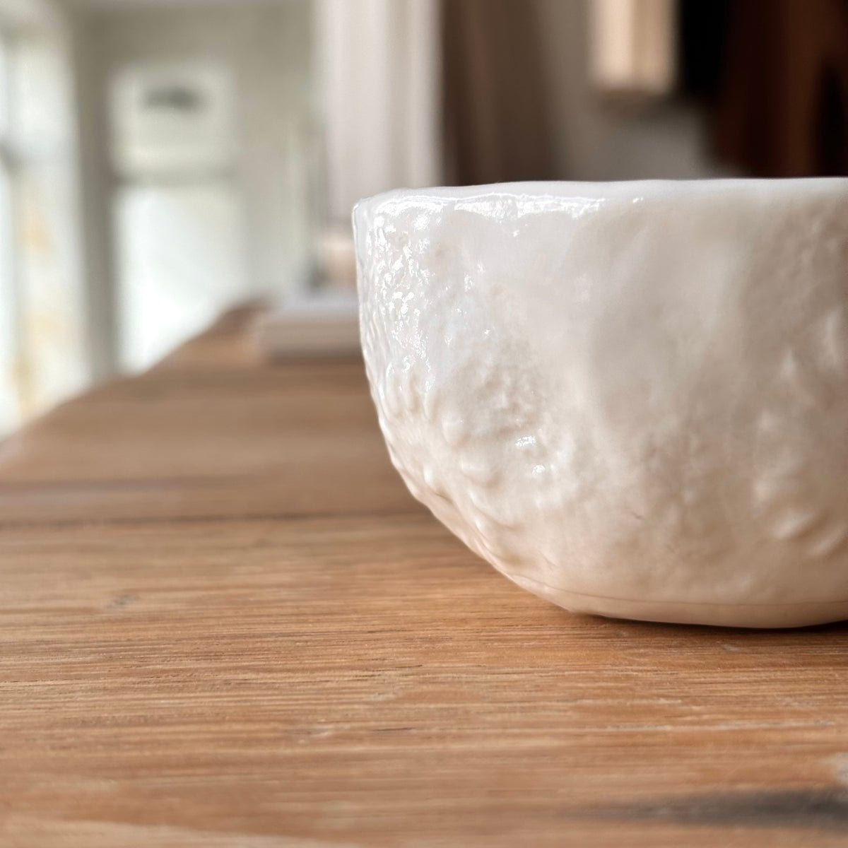 Handcrafted Floral Pinch Pot (Large)
