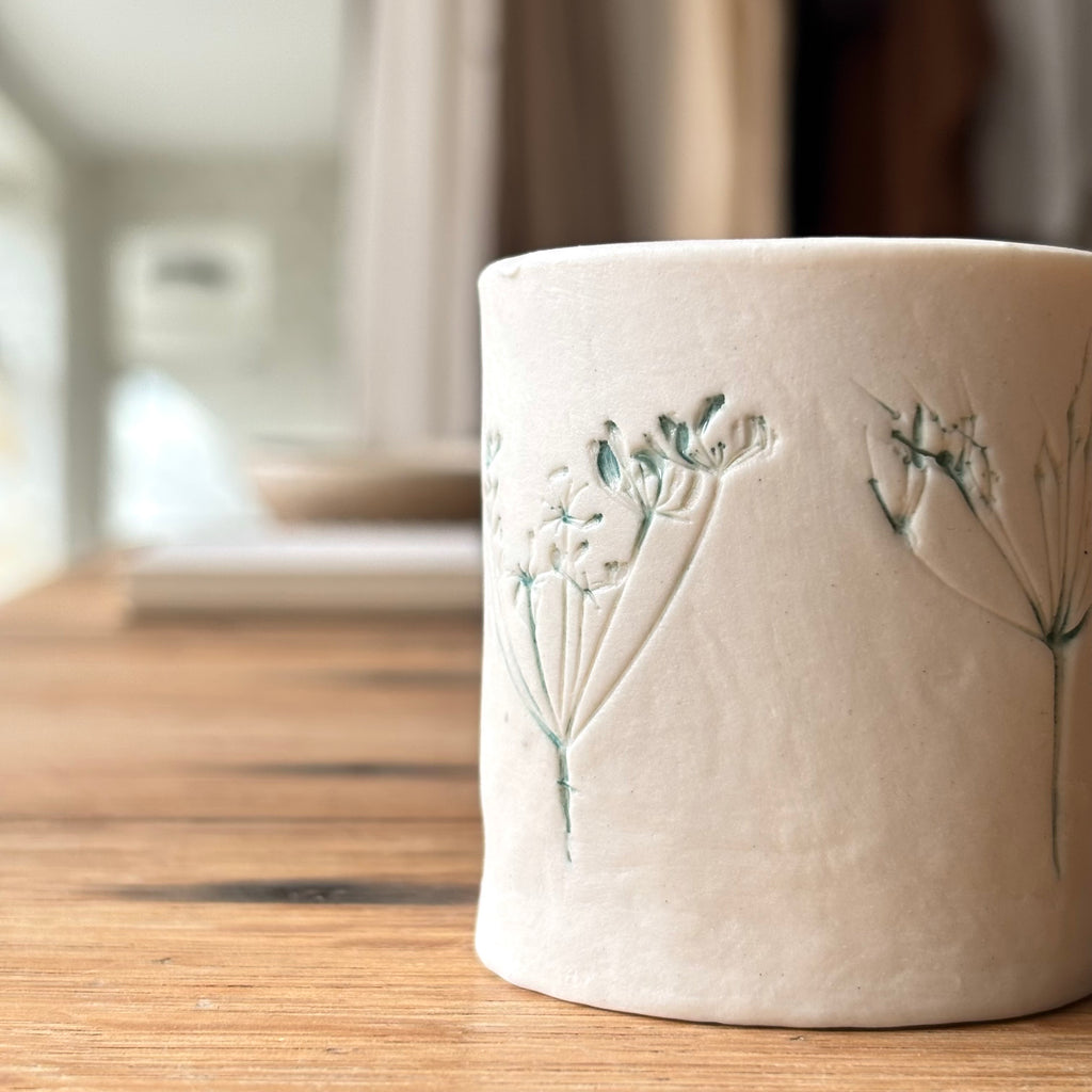 Floral Pressed Tea-light Holder