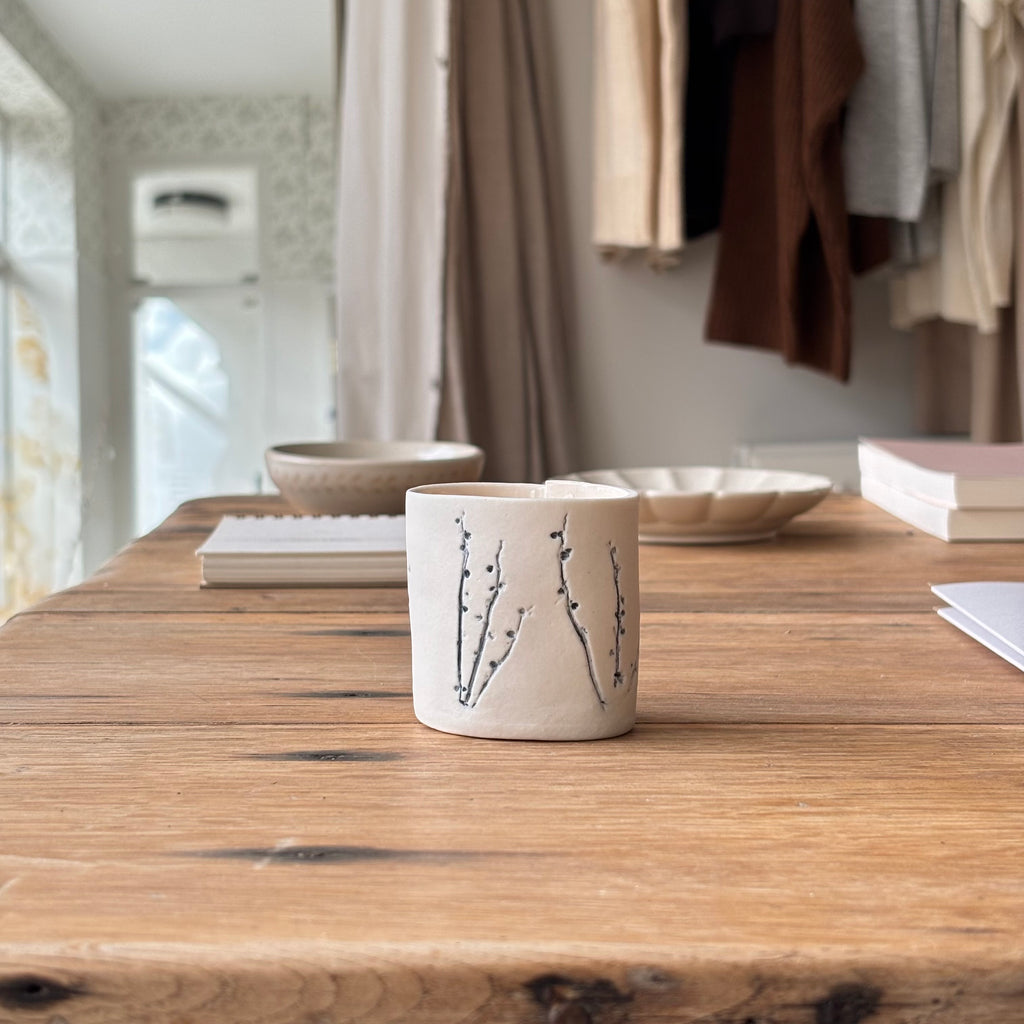 Floral Pressed Tea-light Holder
