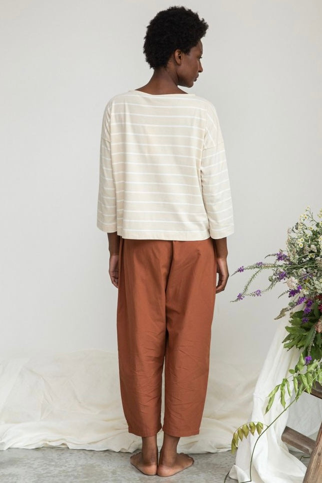 Relaxed Fit Top Striped | Organic Cotton