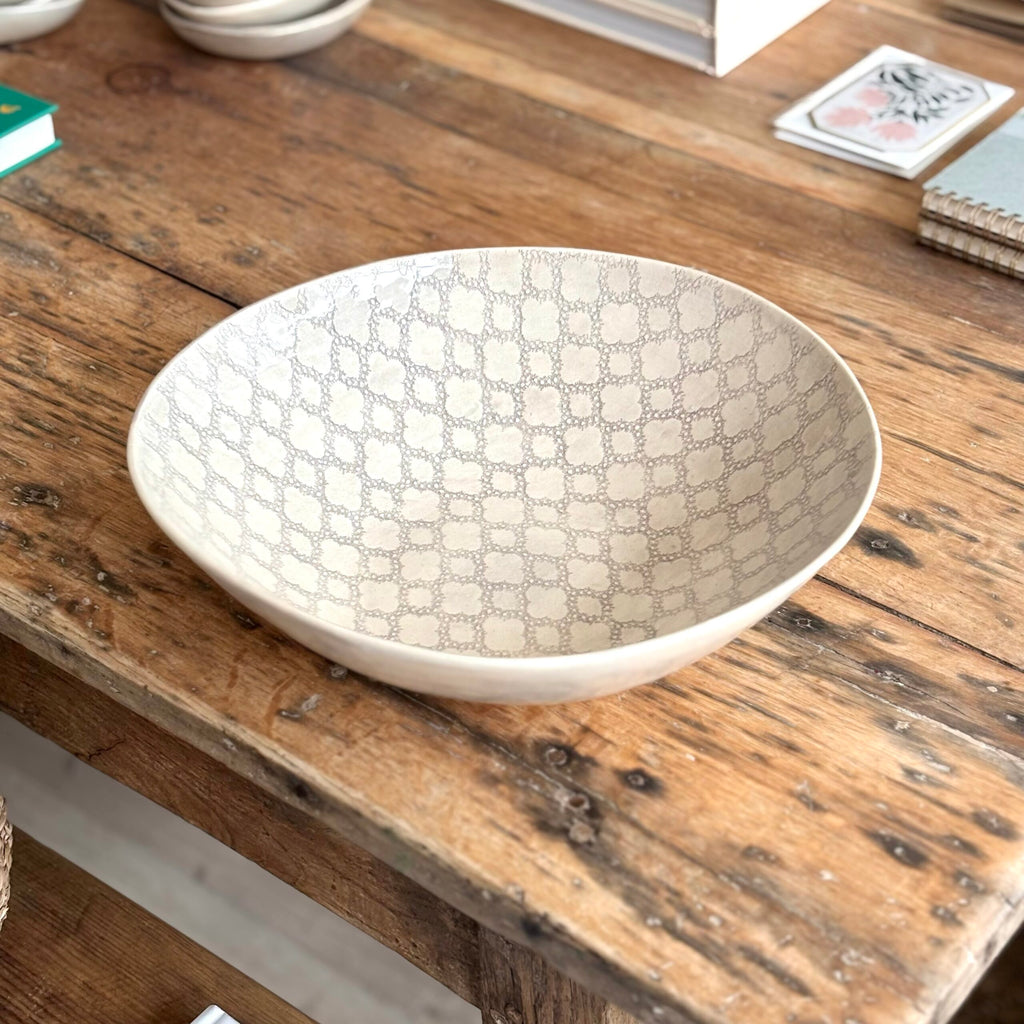 Salad Platter Grey | Handmade Pottery image 1