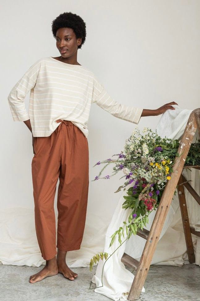 Relaxed Fit Top Striped | Organic Cotton