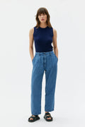 High-Waisted Jeans | Cotton Hemp Denim