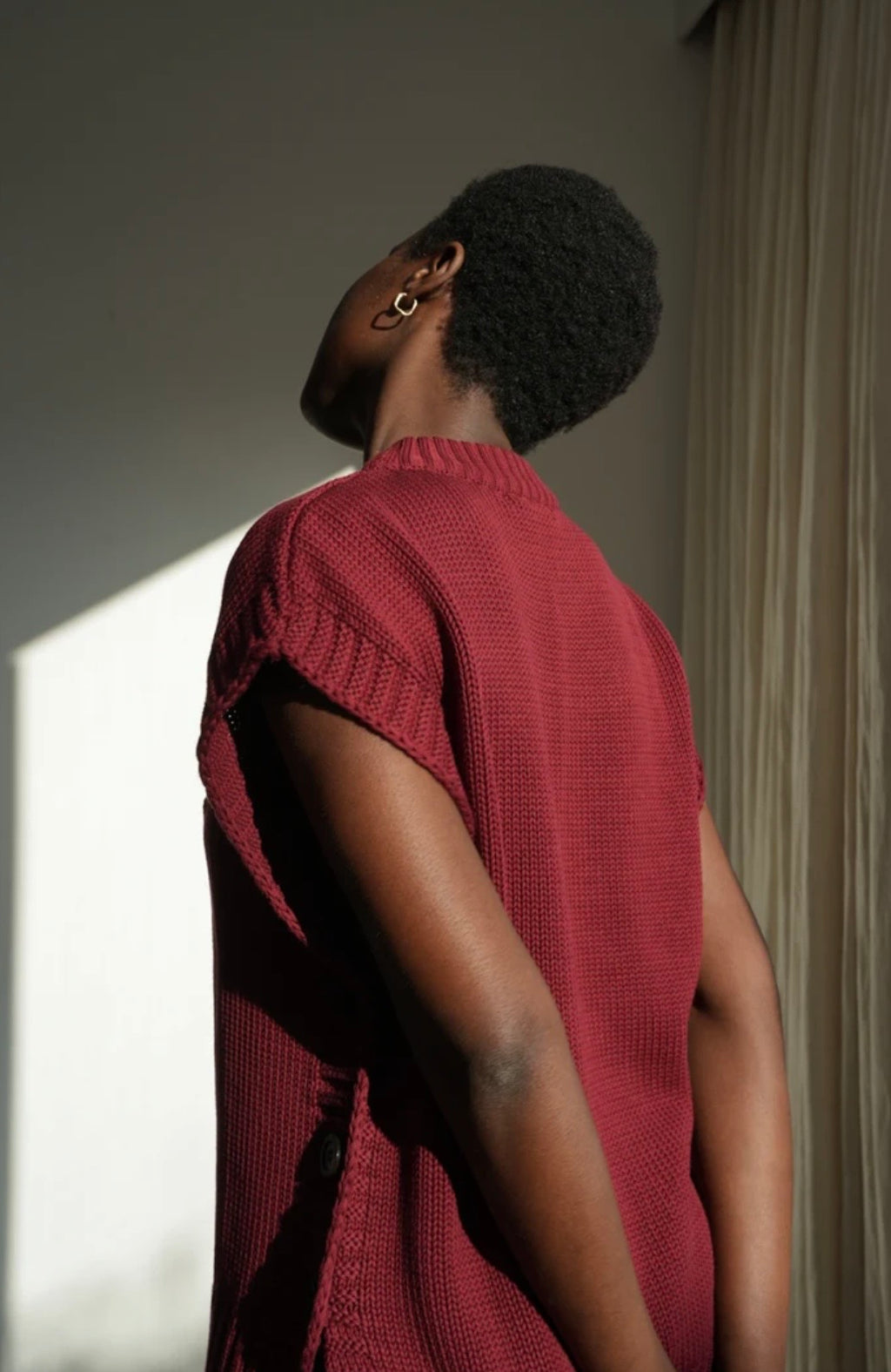 Organic Cotton Knitted Vest