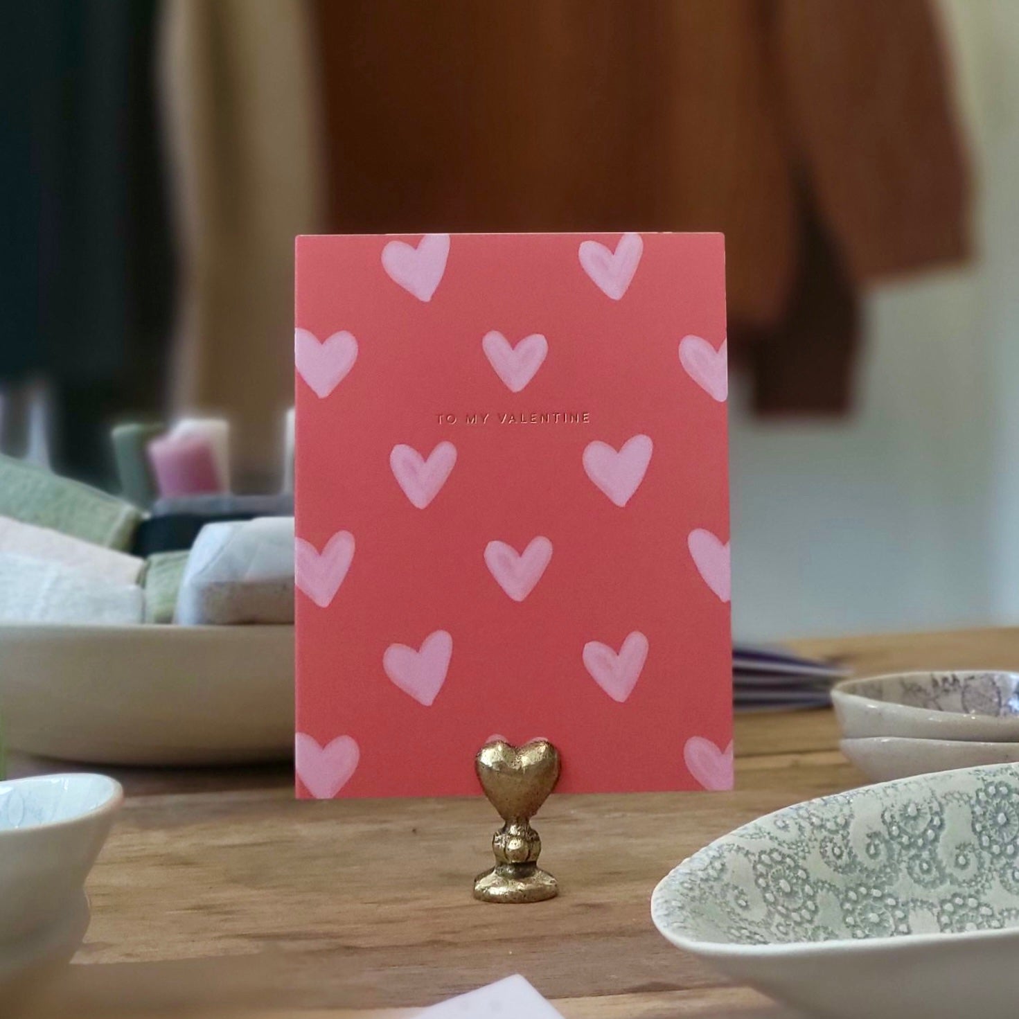 My Valentine Pink Hearts image 0