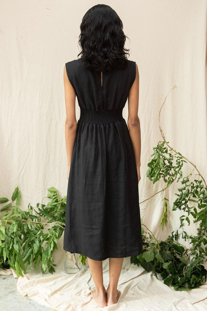 Sleeveless A-Line Dress