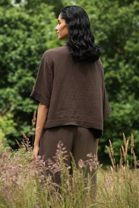 Gauze Boxy Shirt | Organic Cotton