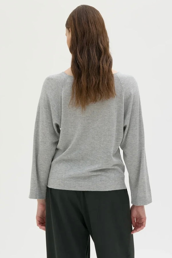 Silk Cashmere 3/4 length Top