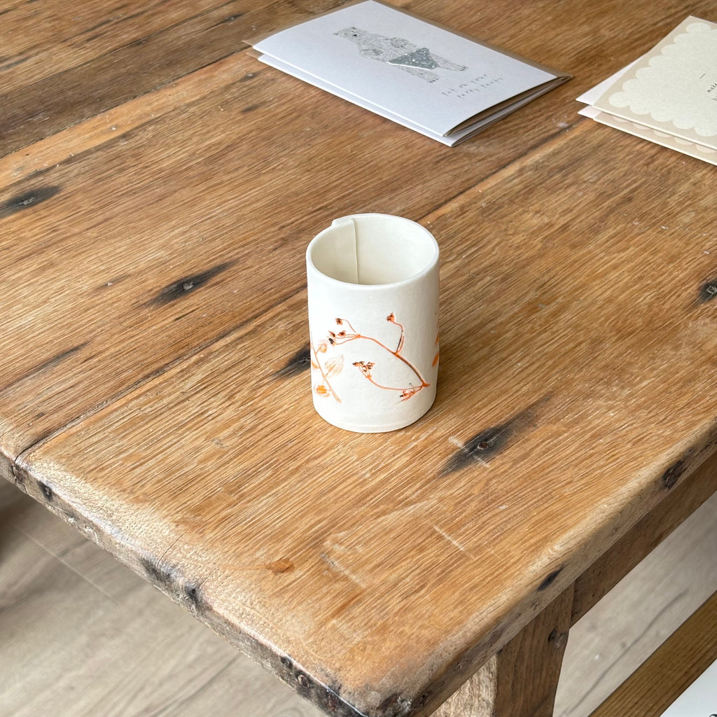 Floral Pressed Tea-light Holder