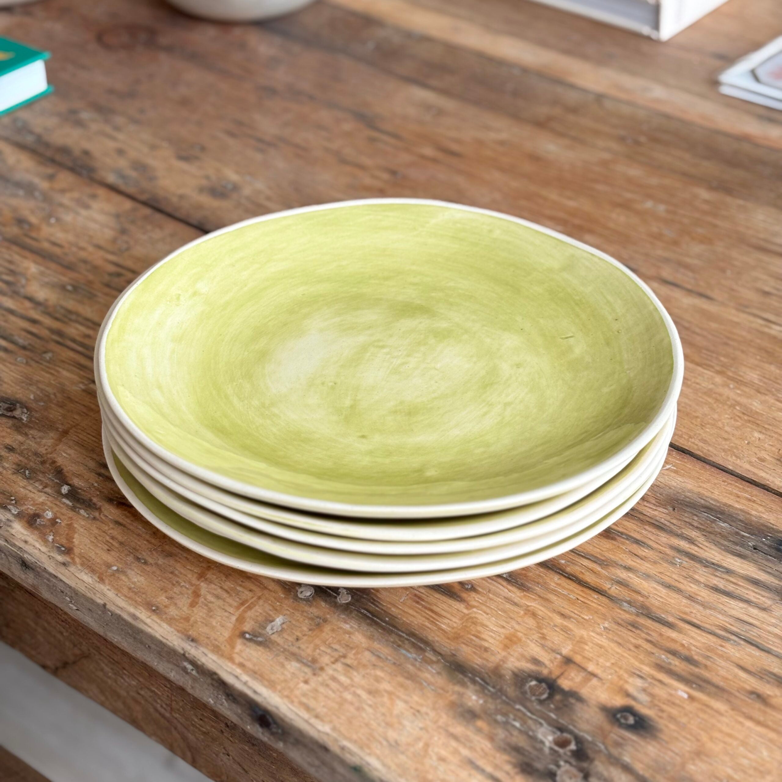 Side Plate Irish Green | Handmade Pottery image 1