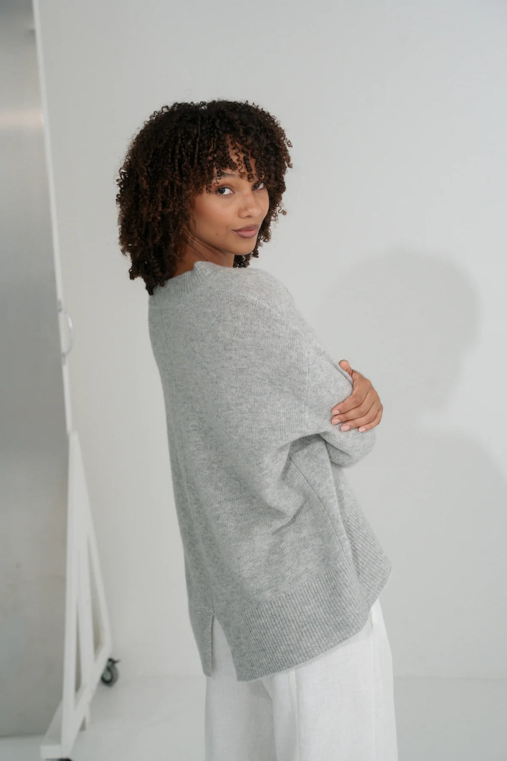 Cashmere Blend V-Neck Jumper