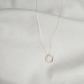 Trio Of Metals Knot Pendant image 0