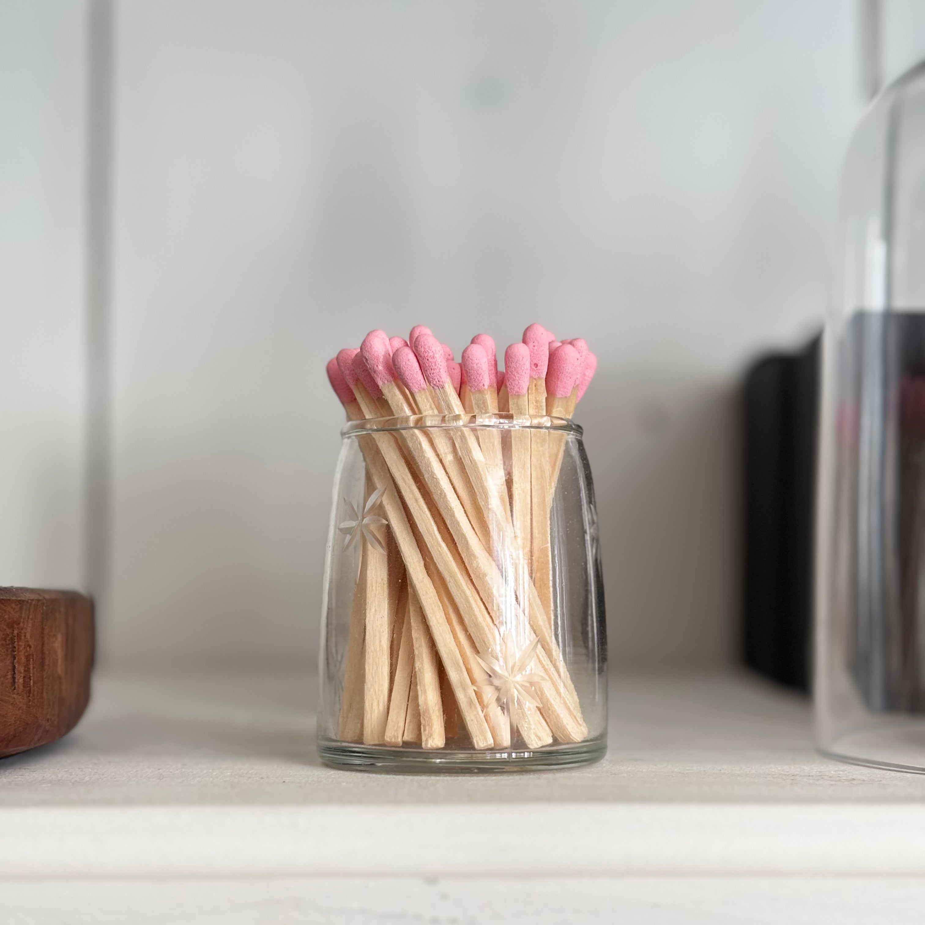 Star Etched Match Striker | Glass Match Holder