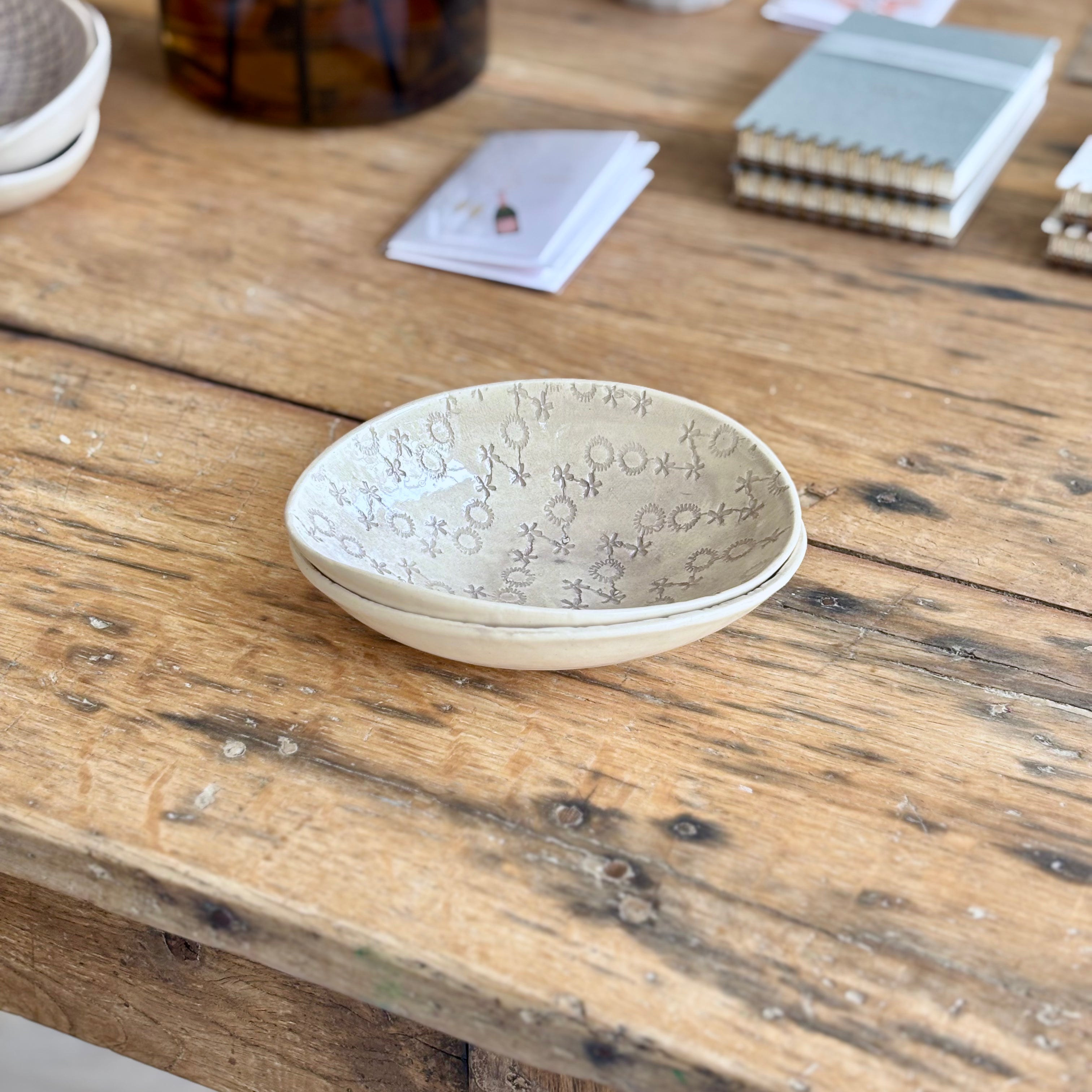 Small Oval Bowl Grey  |  Handmade Pottery