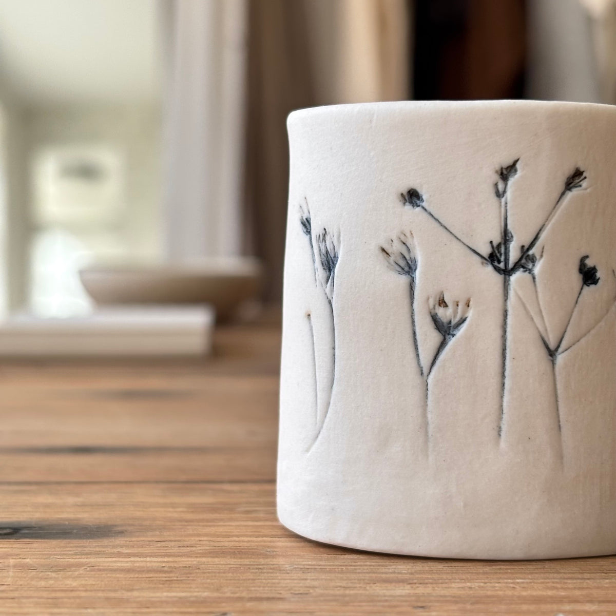 Floral Pressed Tea-light Holder