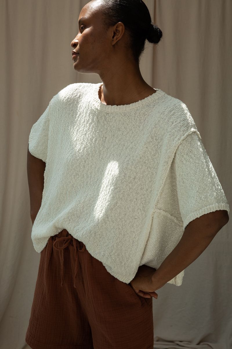 Wide Sleeve Boatneck Jumper