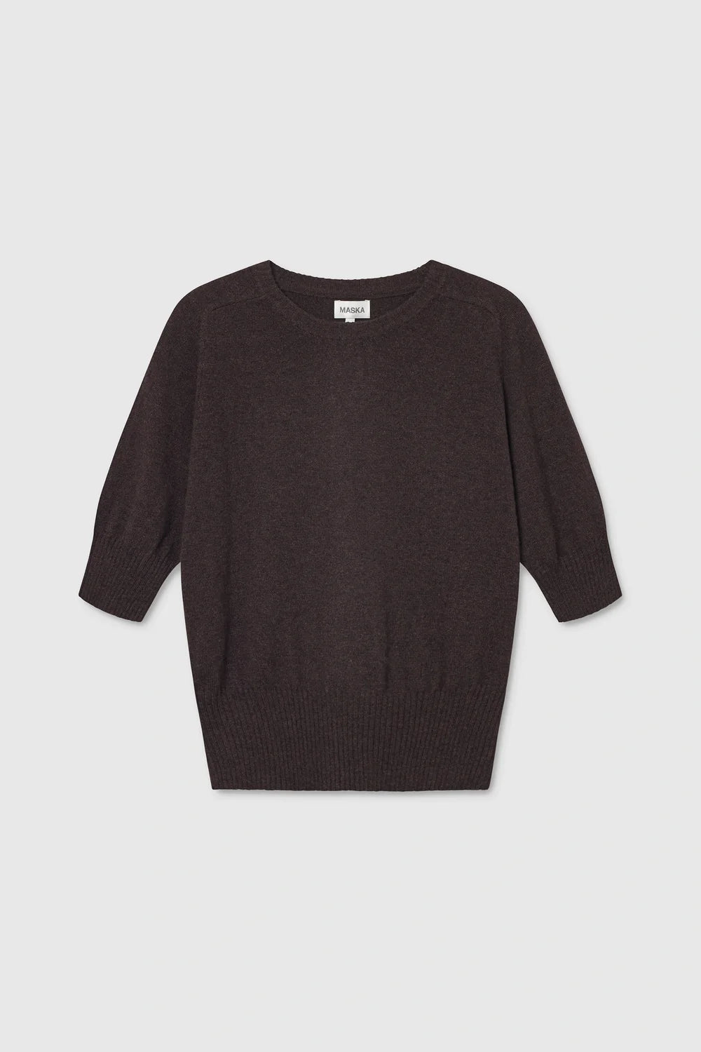 Light-knit Cashmere short sleeve top