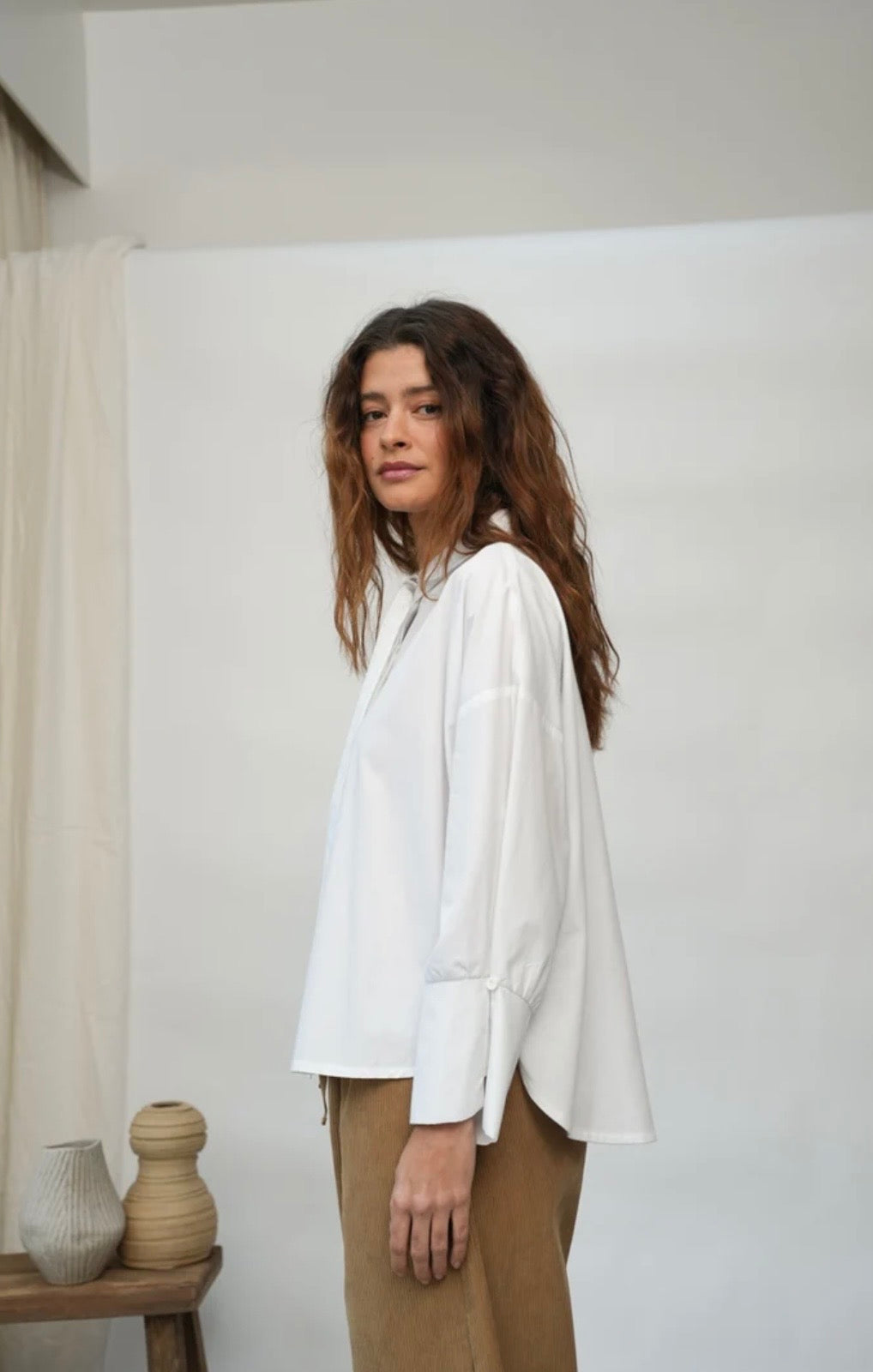 Organic Cotton Poplin & Jersey Shirt