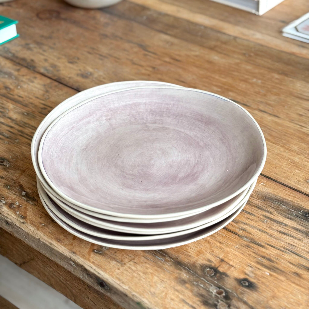 Side Plate Aubergine | Handmade Pottery image 1