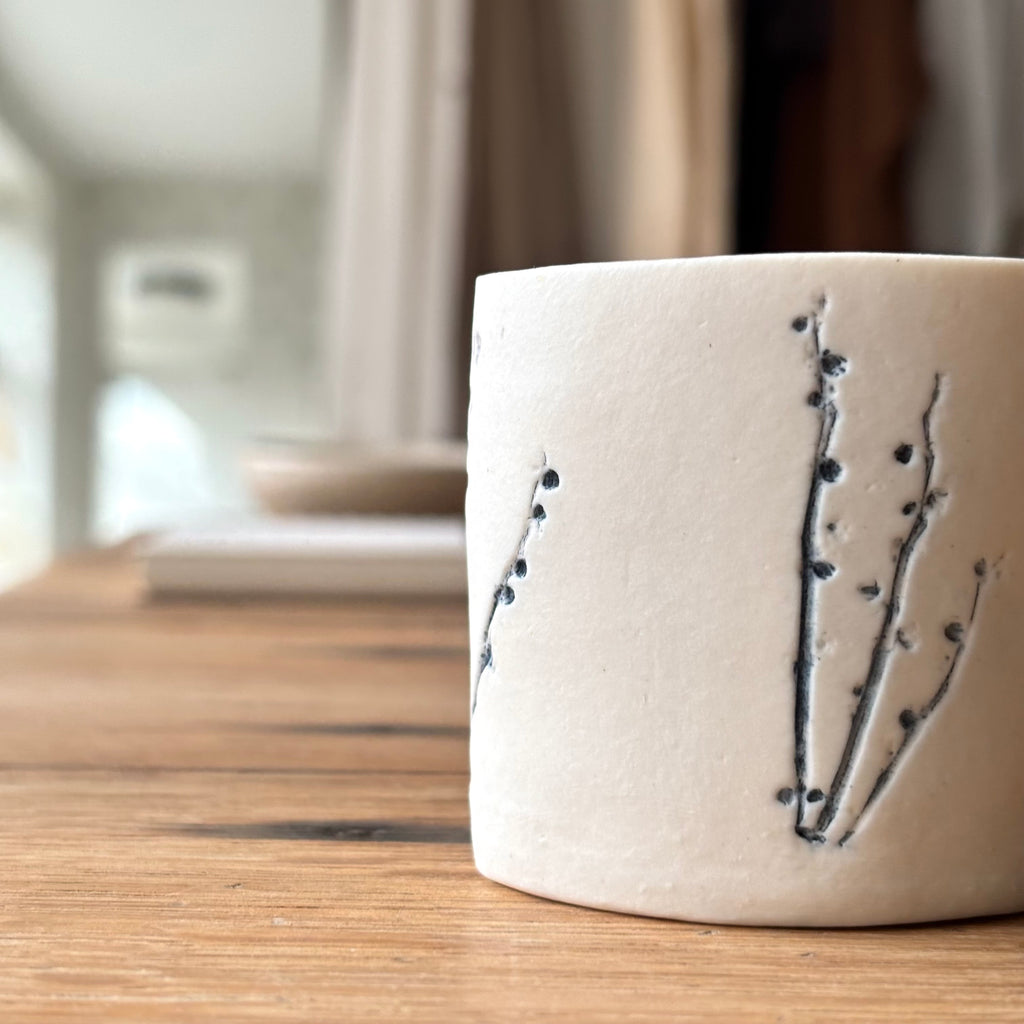 Floral Pressed Tea-light Holder