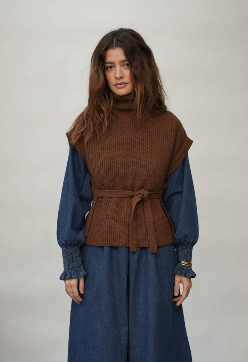 Recycled Wool Knitted Vest