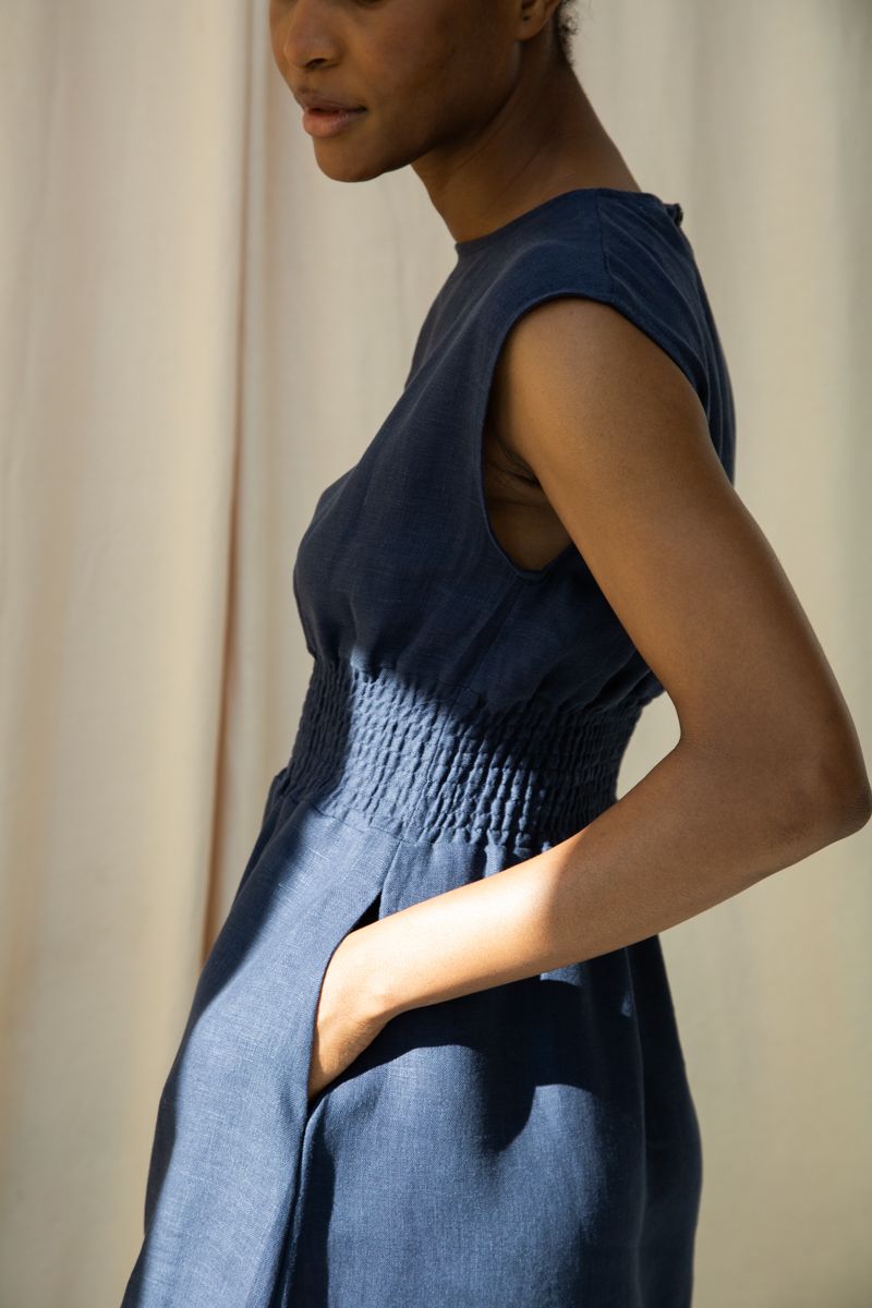 Sleeveless A-Line Dress