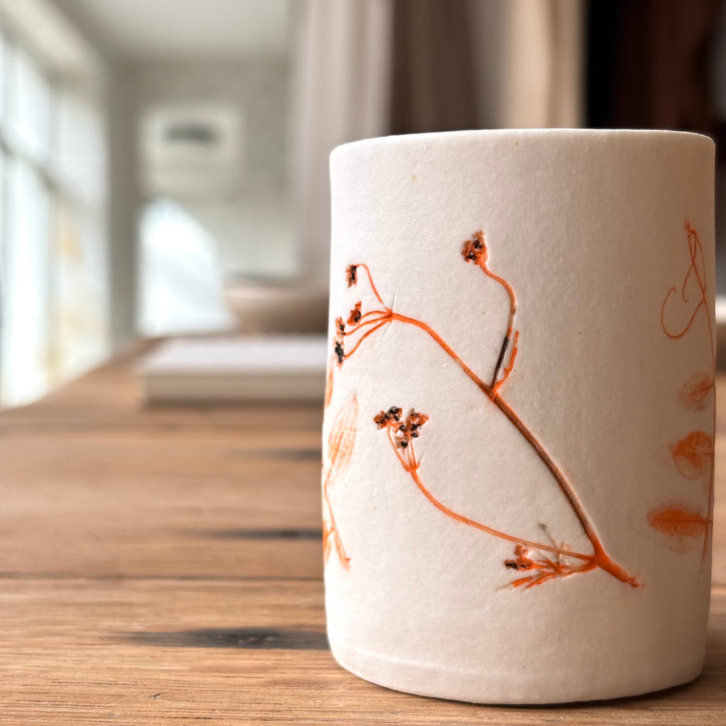 Floral Pressed Tea-light Holder