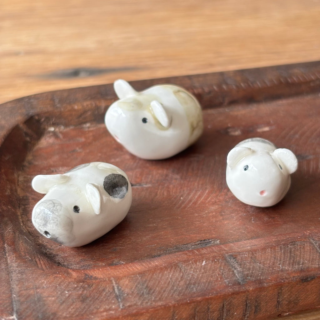 Handcrafted Trio of Guinea pigs