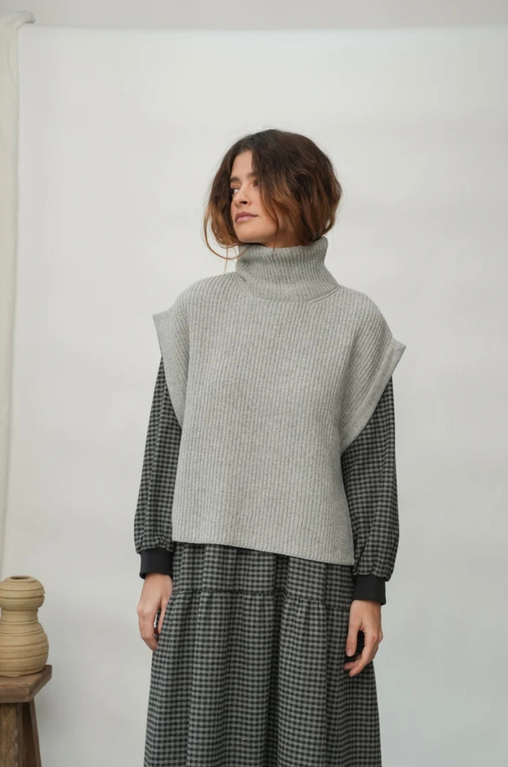 Recycled Wool Knitted Vest