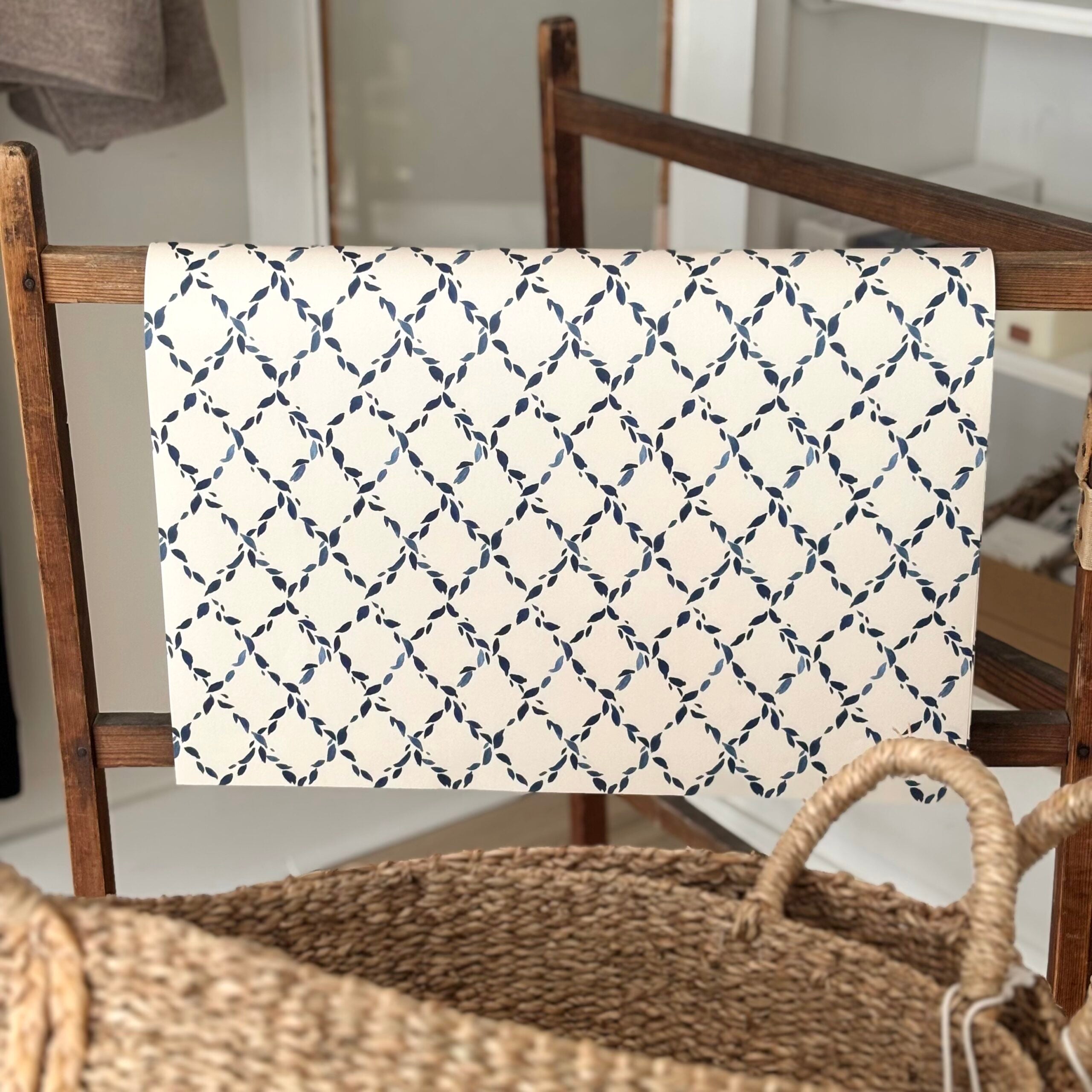 Blue Diamond Luxury Wrapping Paper image 0