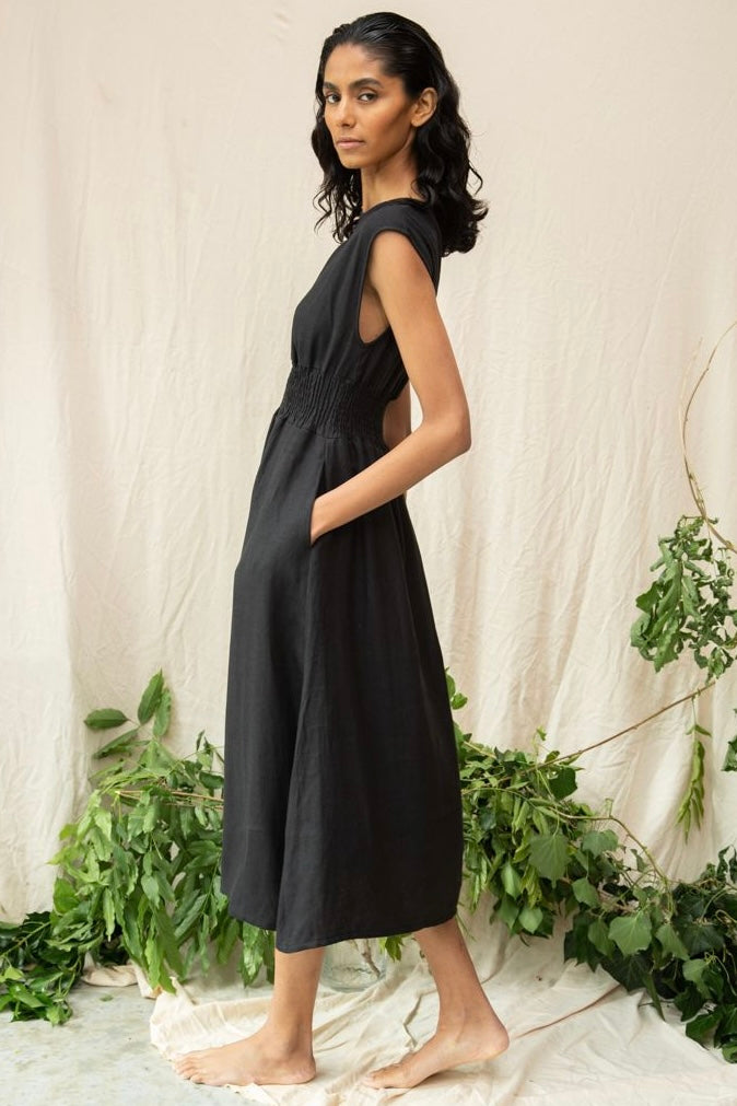Sleeveless A-Line Dress
