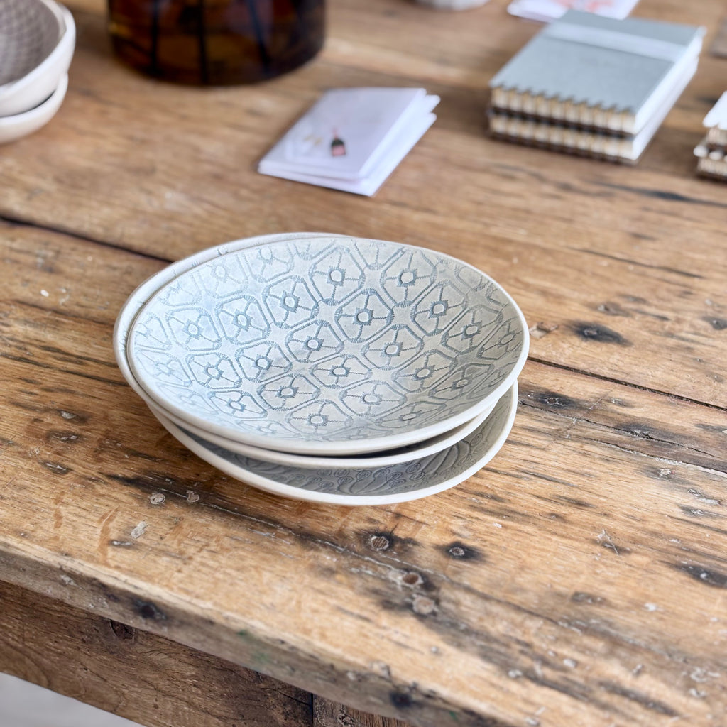 Tapas Plate Duck Egg  |  Handmade Pottery