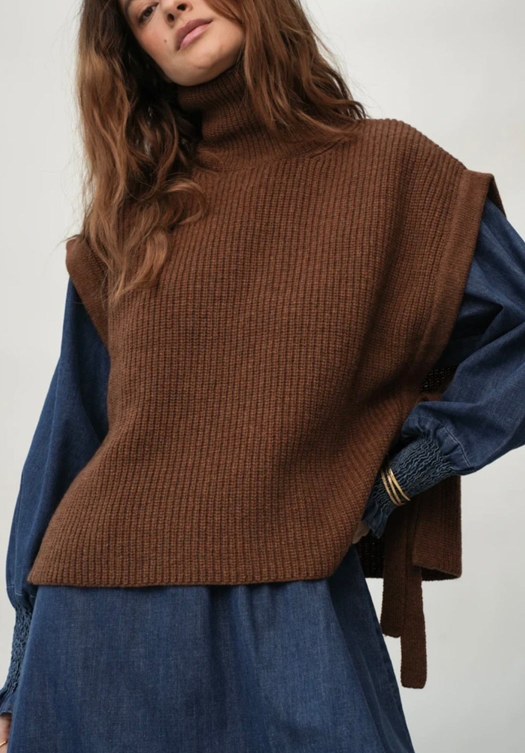 Recycled Wool Knitted Vest