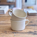 Squat Mug Natural | Handmade Pottery