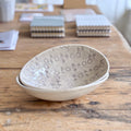 Small Oval Bowl Grey  |  Handmade Pottery