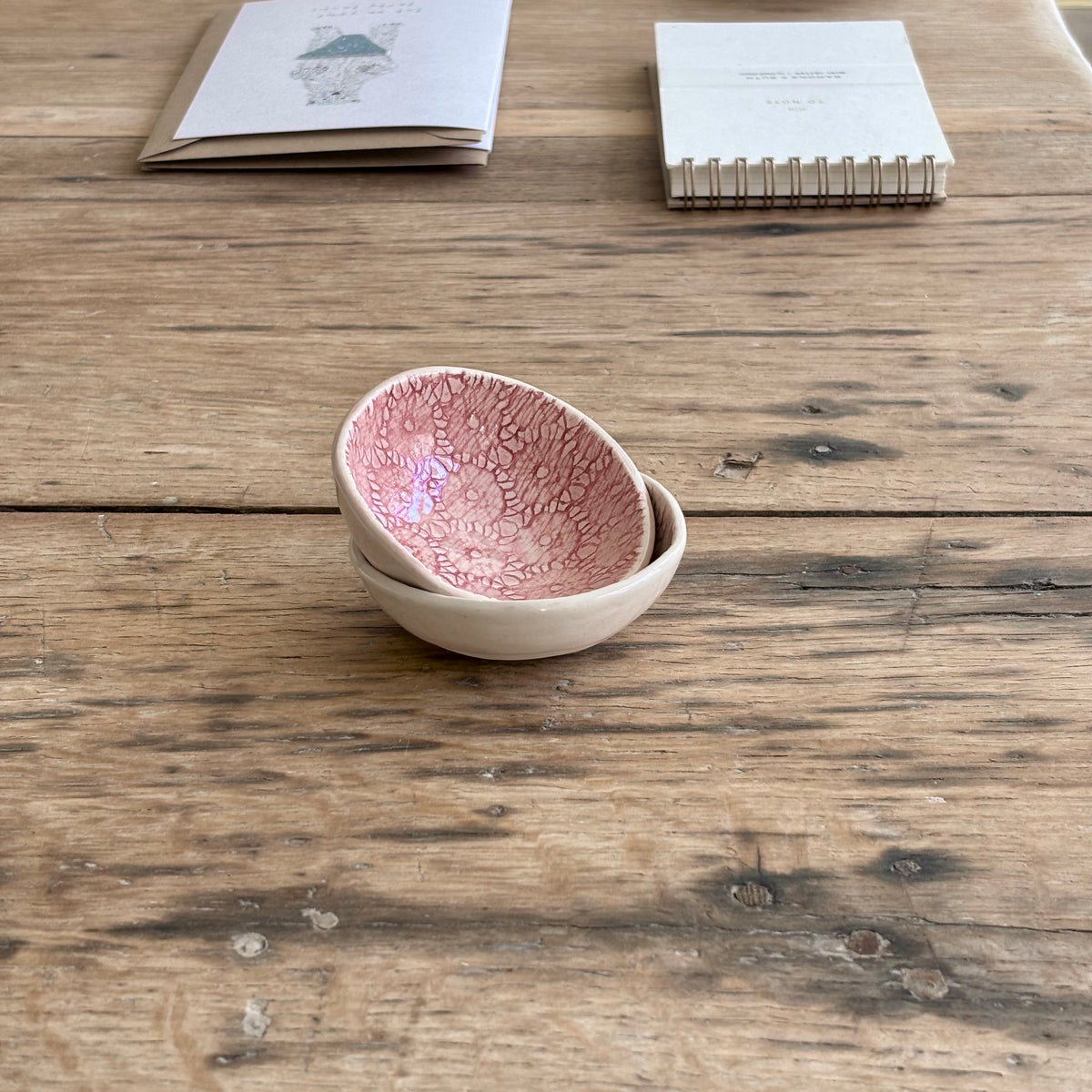 Salt Dish Pink  |  Handmade Pottery