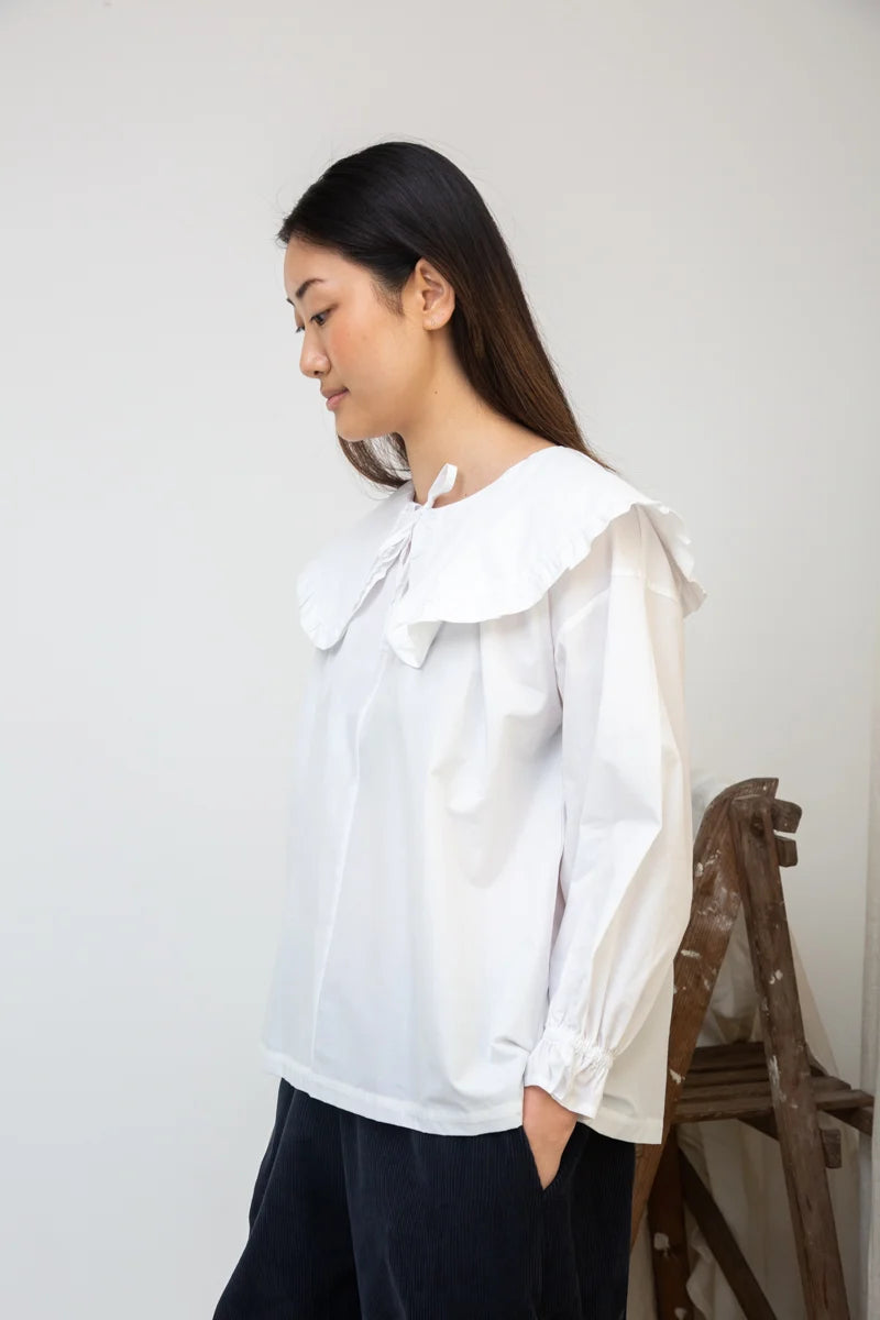 Organic Cotton Poplin Blouse