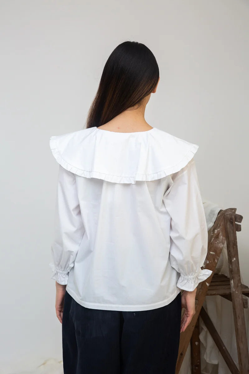 Organic Cotton Poplin Blouse
