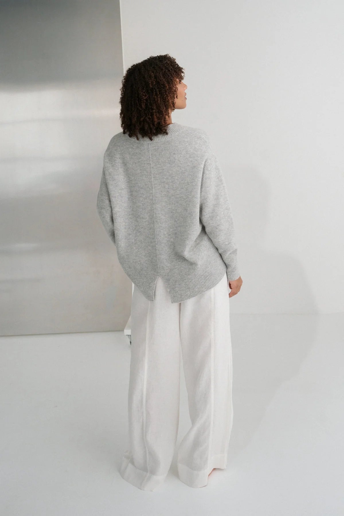 Cashmere Blend V-Neck Jumper