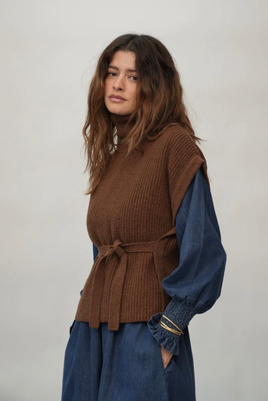 Recycled Wool Knitted Vest
