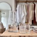 Handblown Reeded Glass Tumbler