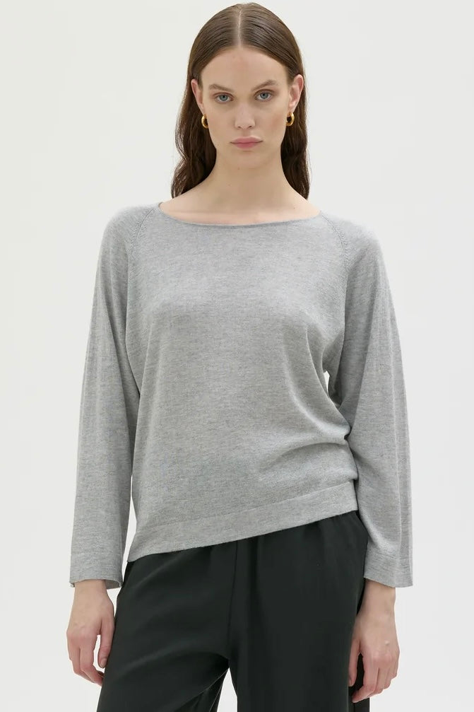Silk Cashmere 3/4 length Top