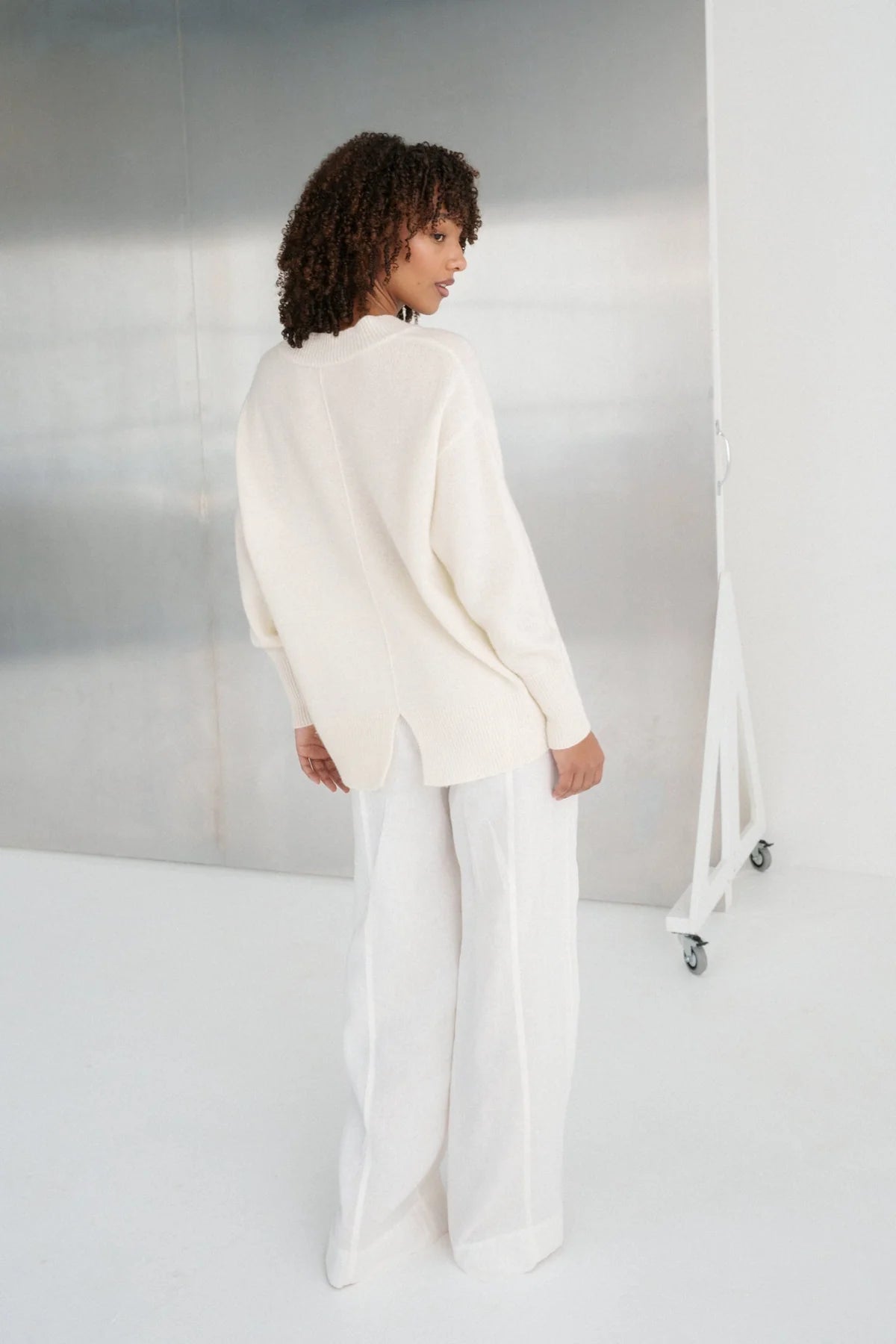 Cashmere Blend V-Neck Jumper