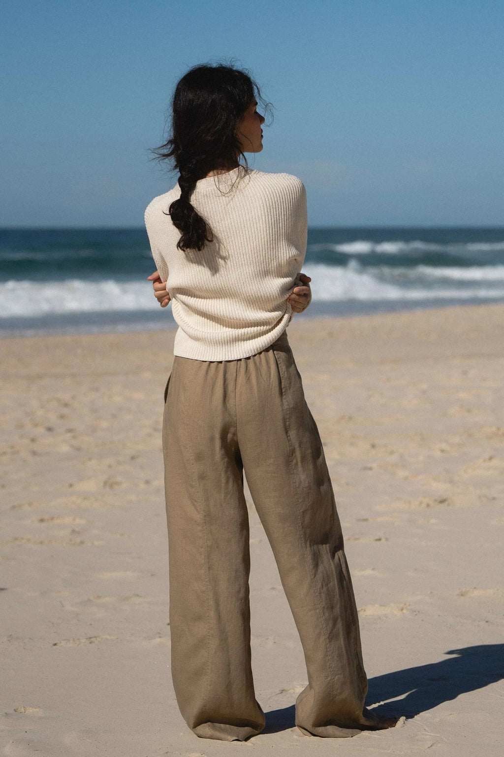 V-Neck Ribbed Cardigan