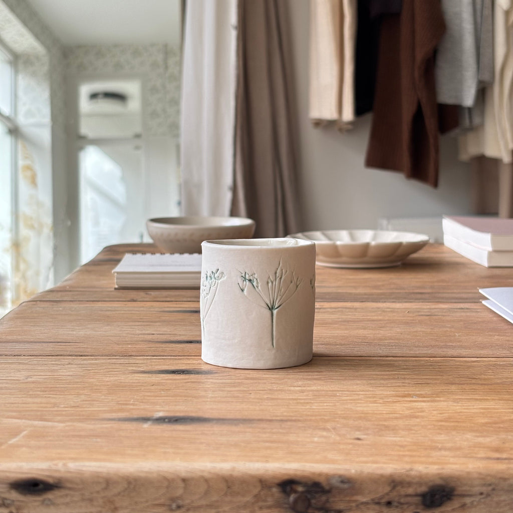Floral Pressed Tea-light Holder